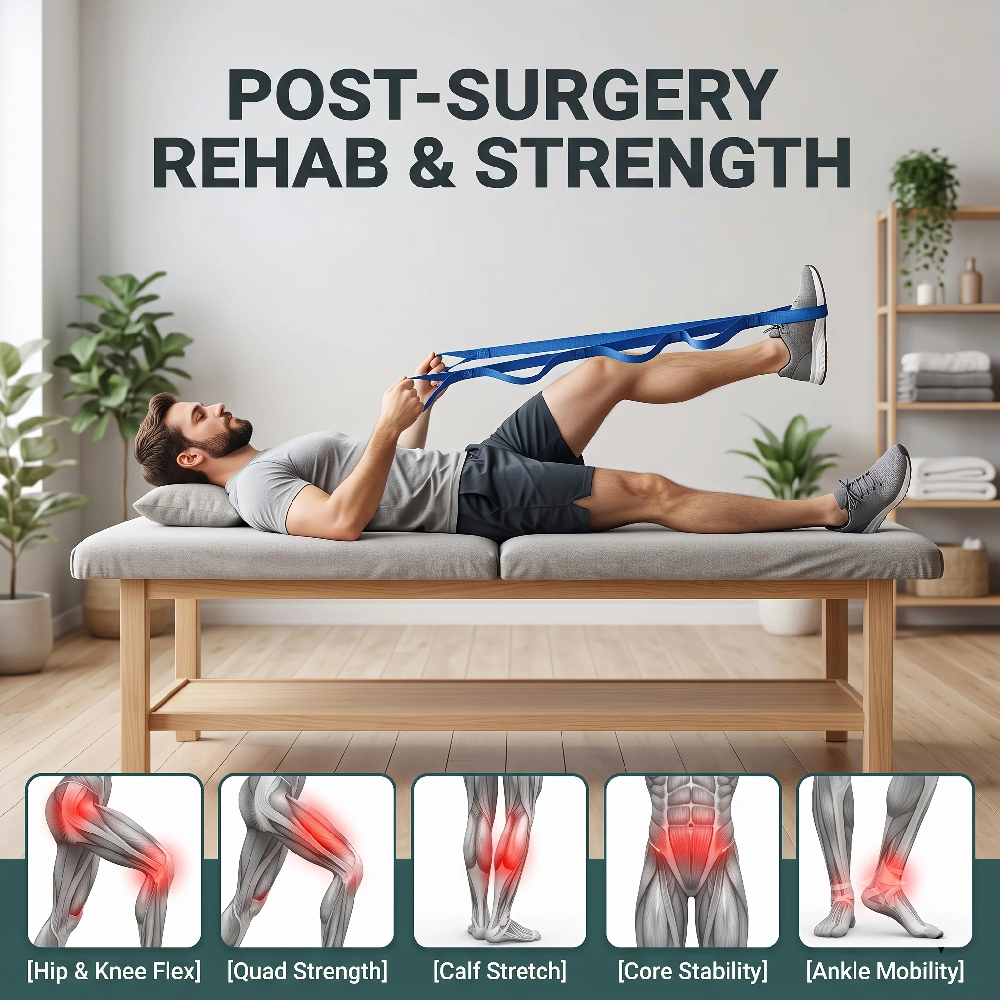 Non‑elastic Yoga Stretch Resistance Fitness Exercise Rope For Back Stretching Training Dance Practice Studio Workout Accessory