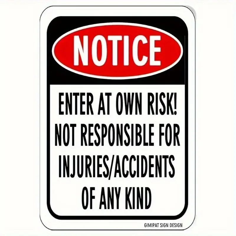 1pc 8X12 Inch 20Cm*30Cm Aluminum 2D FLAT PRINTING Vintage-Style Iron Safety Sign 