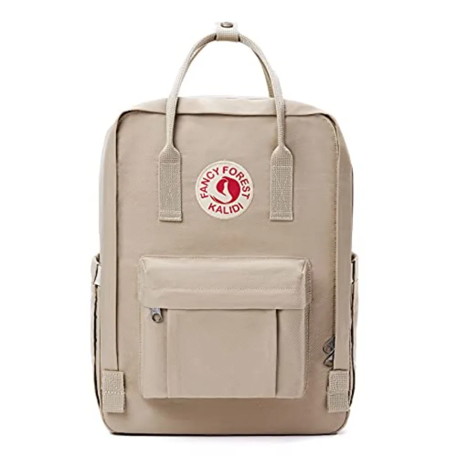 Casual Laptop Backpack 15 Inch Square Daypack Totepack Travel Bag Anti Splash Multi Pockets Classic Adjustable Rucksack For Out