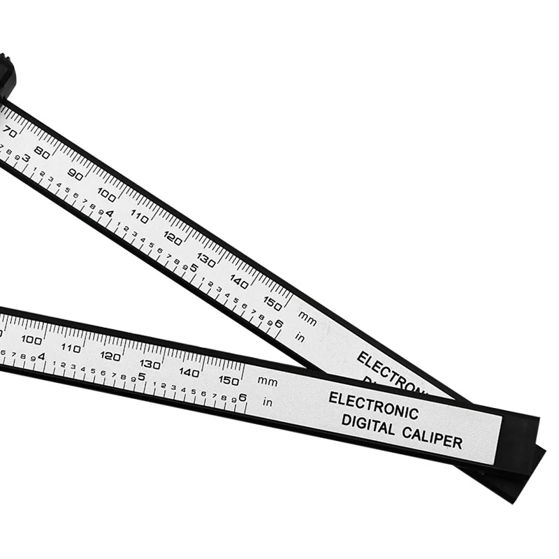 0-100mm 0-150mm Caliper 6 pollici LCD Elettronico Digitale Compasso A Nonio Micrometro Strumento di Misura