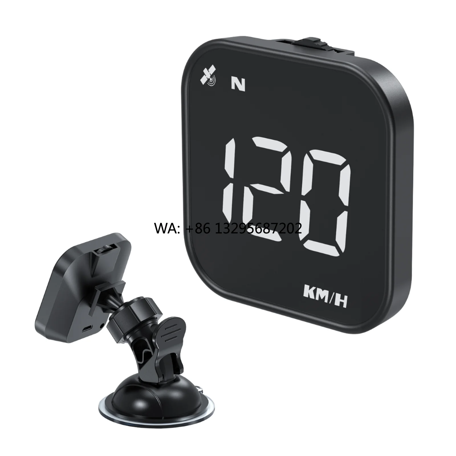 

Автомобильный проекционный дисплей HUD G4S Smart Digital с LED-спидометром, функцией оповещения и совместимостью с GPS, автомобильные аксессуары