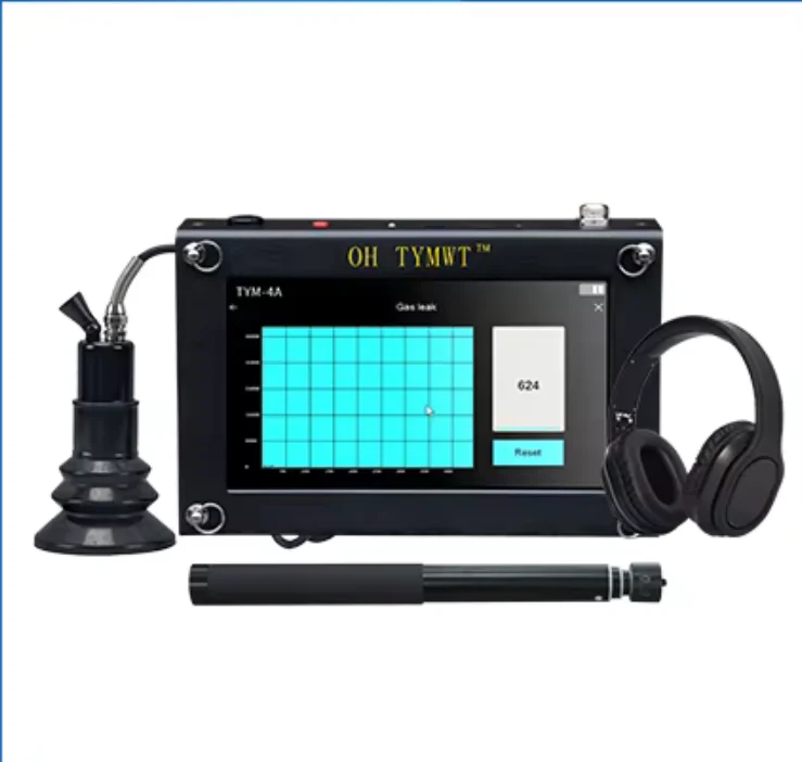 

TYM-4A Gas Monitor Portable Single Gas Detector Tracer Gas Water Leak Finder Leakage Detection