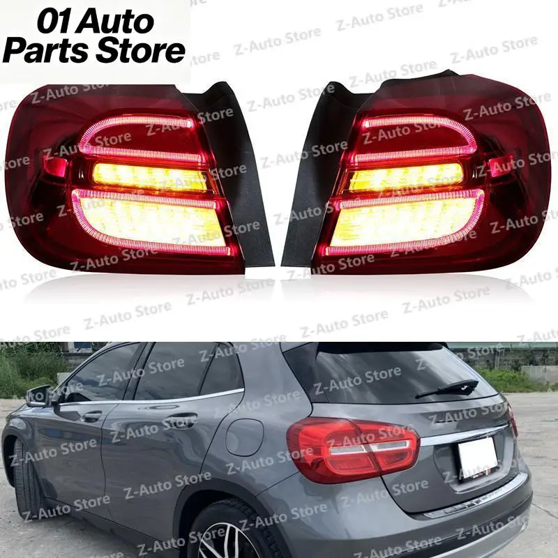 For Mercedes-Benz W156 GLA200 2015 2016 Car Tail Light Assembly Taillight Rear Reverse Brake Fog Lamp A1569061958 A1569062058