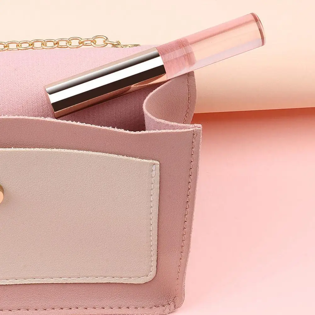 Silicone Lip Brush Angled Concealer Makeup Brush Tool Brush Head Finger Like Portable Soft Q Lipstick Round Concealer Brush Q7F8