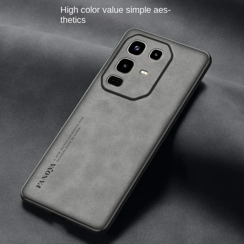 For Infinix Note 50 Pro Luxury Skinsheep Leather Case for Infinix Note50pro 40 Pro Plus 40X Protect Shockproof Silicone Bumper