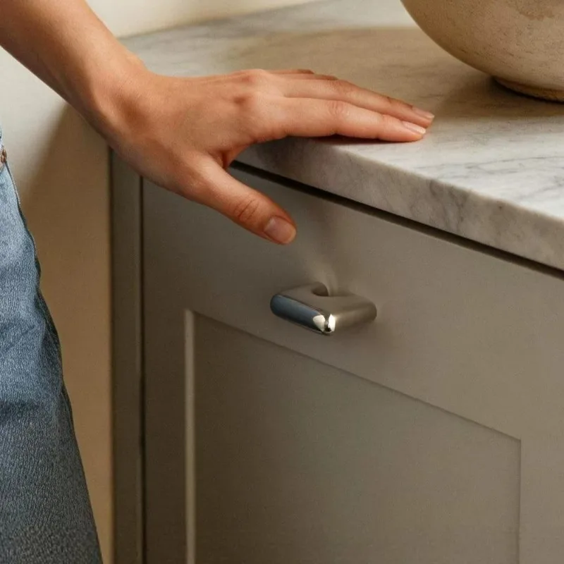 Titanium silver drawer small handle cabinet door minimalist medieval cabinet door handle