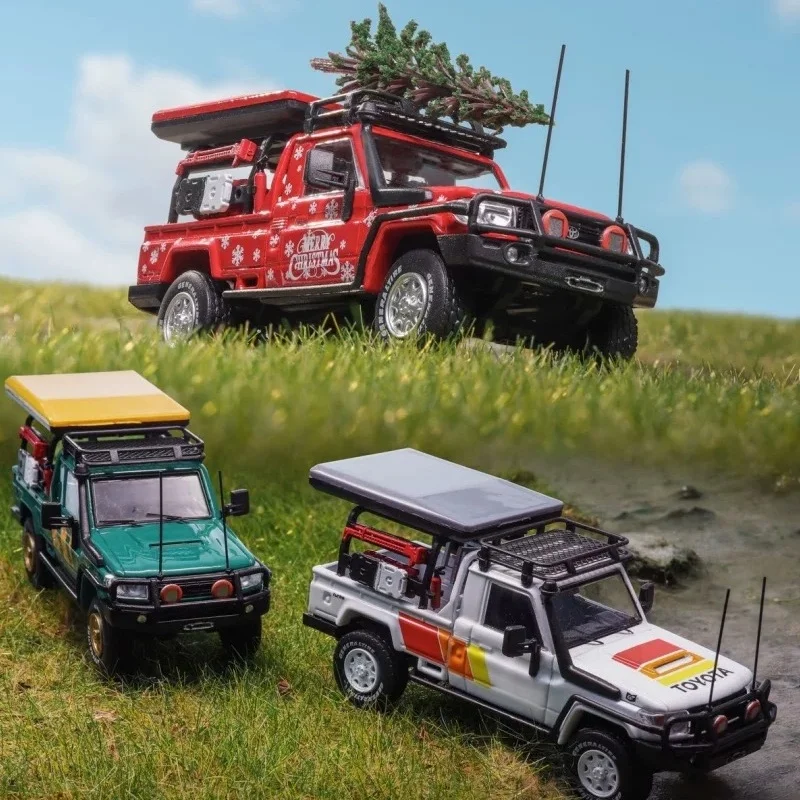 

Автоботы AM 1:64 Land Cruiser LC79 J70 модель автомобиля из сплава с одной раскладкой