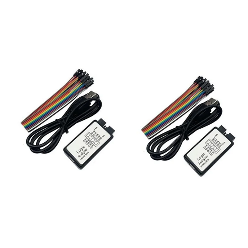 

ABWZ-4 комплекты USB-анализатор логики 24 МГц 8-канальный 24 м/секундный логический анализатор отладчик для логического анализатора ARM FPGA 24 м 8 каналов