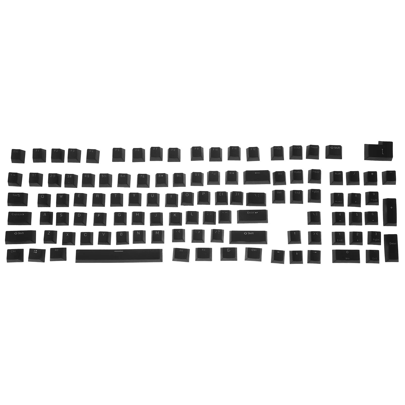 

1 set 1 Set Mechanical Keyboard Keycaps Pbt Durable Diy Replaceable Caps Portable Stylish Design Keycaps Set For Gaming Keyboard