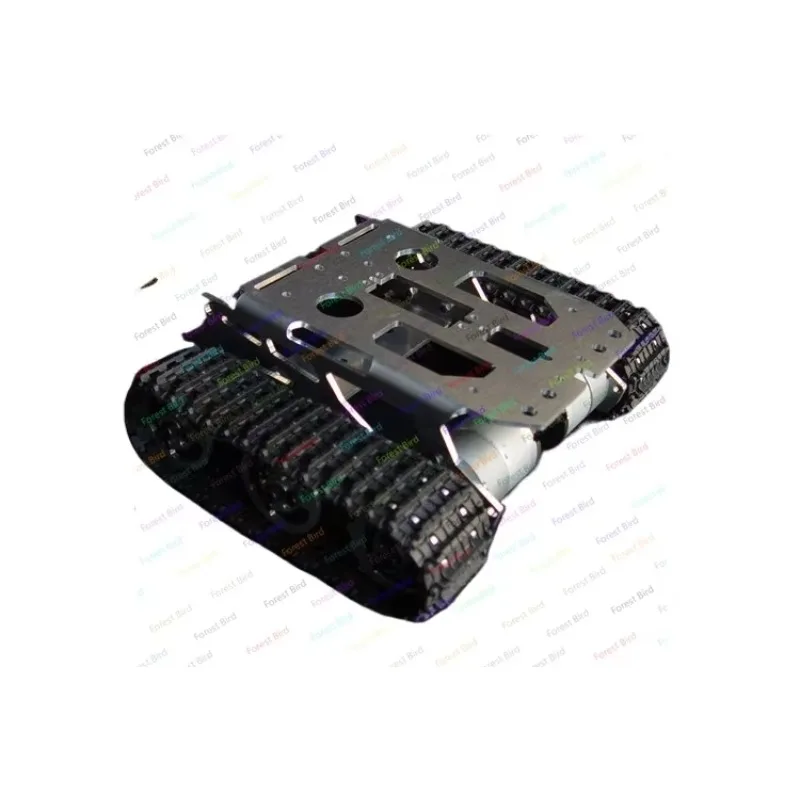 Tank chassis, smart car, crawler chassis, crawler car, tank car, tank robot metal motor A