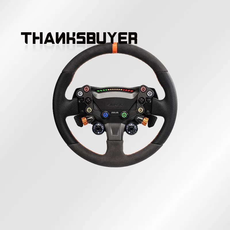 Simagic Zeus Sport Racing Steering Wheel 310/320/330mm Leather Suede Rim with Optional MagicDash Display
