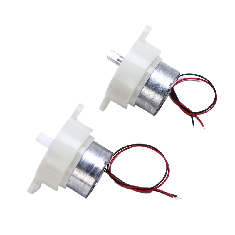 DC 3V-7.4V 5V 12RPM Slow Speed Mini 300 Gear Motor Micro 32mm Plastic Gearbox Gear Reduction Motor DIY Stage Lights Toy Model