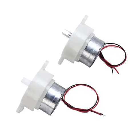 DC 3V-7.4V 5V 12RPM Slow Speed Mini 300 Gear Motor Micro 32mm Plastic Gearbox Gear Reduction Motor DIY Stage Lights Toy Model
