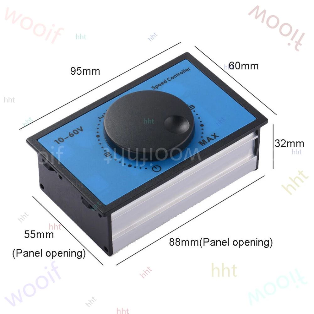 Motore Soft Start Blocco Protezione Spazzola DC Riduttore Motore Modulo Modulatore Continuo 12V36V48