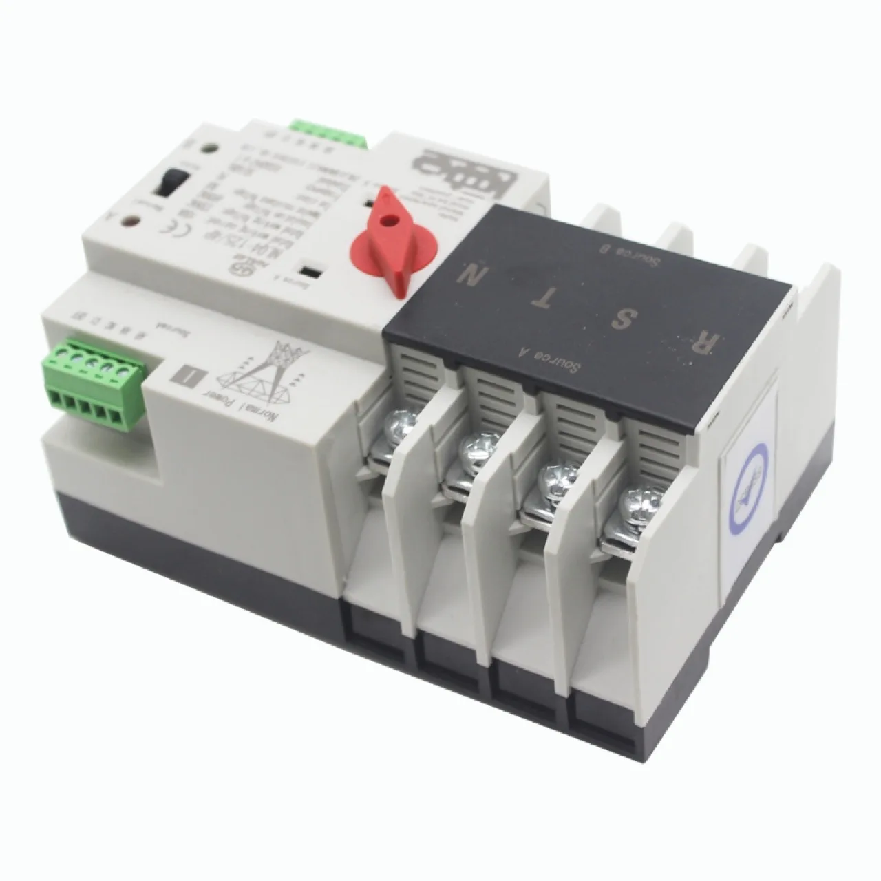 Generator type Millisecond switching uninterrupted dual power transfer switch Q4-125 4P 100A/80A
