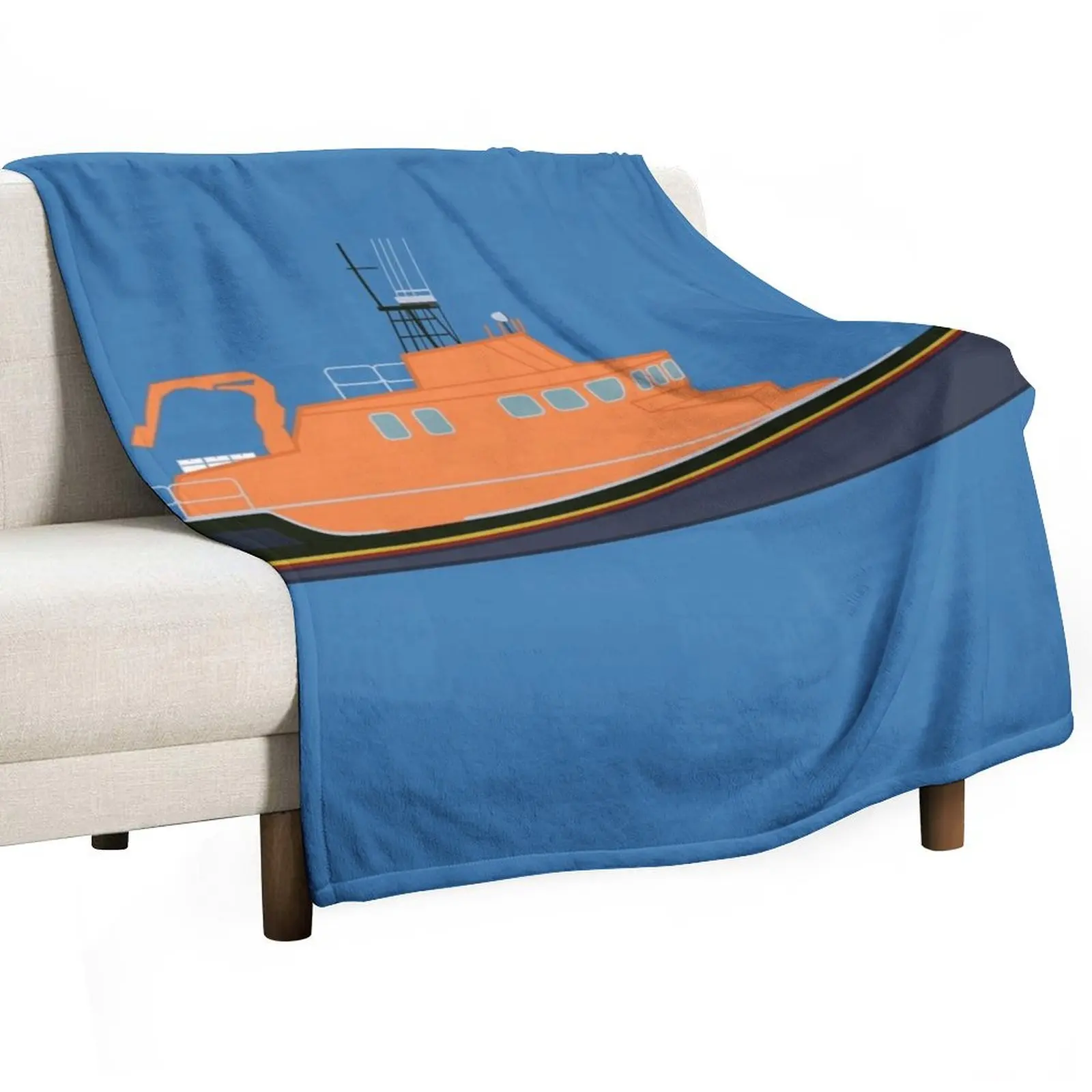 Lifeboat (Severn Class) Throw Blanket Shaggy Luxury Thicken Fashion Sofas Summer Blankets