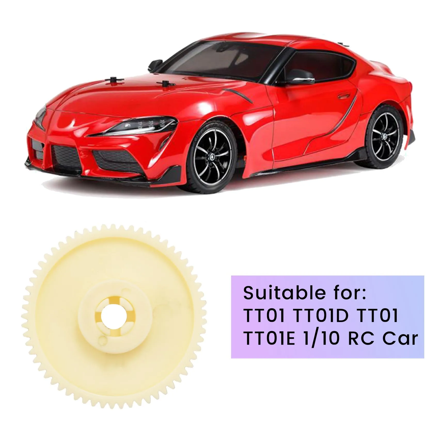 الجديد 61T Spur Gear 51004 لـ TAMIYA TT01 TT01D TT01 TT01E 1/10 RC ترقية أجزاء السيارة الملحقات