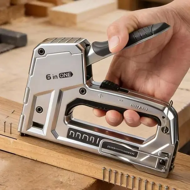 Household U-shaped Martin Gun T-nail Gun Manual Nail Gun Light Duty Stapler and Nail Gun