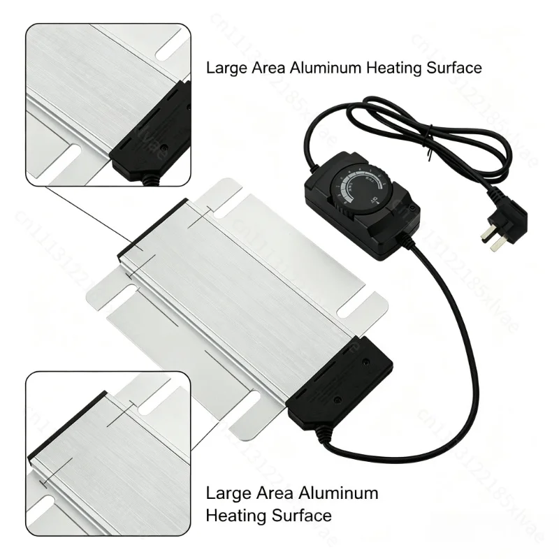 Square Octagonal Round Electric Heating Plate with Temperature Control, Insulation Furnace Heating Plate for Buffet Food Warming