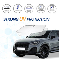 Car Windshield Sun Shade Window Shade Foldable Sun Visor Protector Blocks UV Rays For Audi Q2 2018-2024 Car Summer Accessories