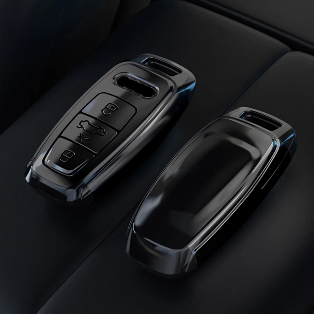 Coque de protection pour clé à distance de voiture, coque de protection pour Audi A3, A4, Horizon A7, A8, B9, C8, D5, 4K, S8, Q7, Q8, SQ8, E-tron, 2018, 2019, 2020, 2021