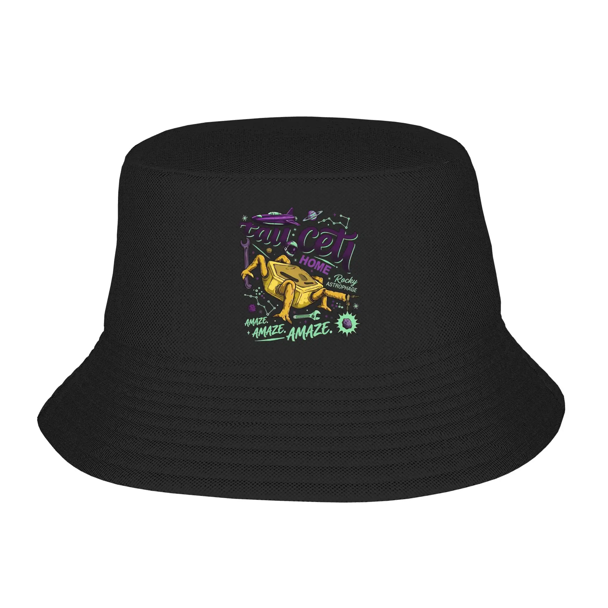 Stylish Project Hail Mary Amazing Bucket Hat Unisex Foldable  Fisherman Cap Summer Beach Vacation Getaway Headwear Bob Hat