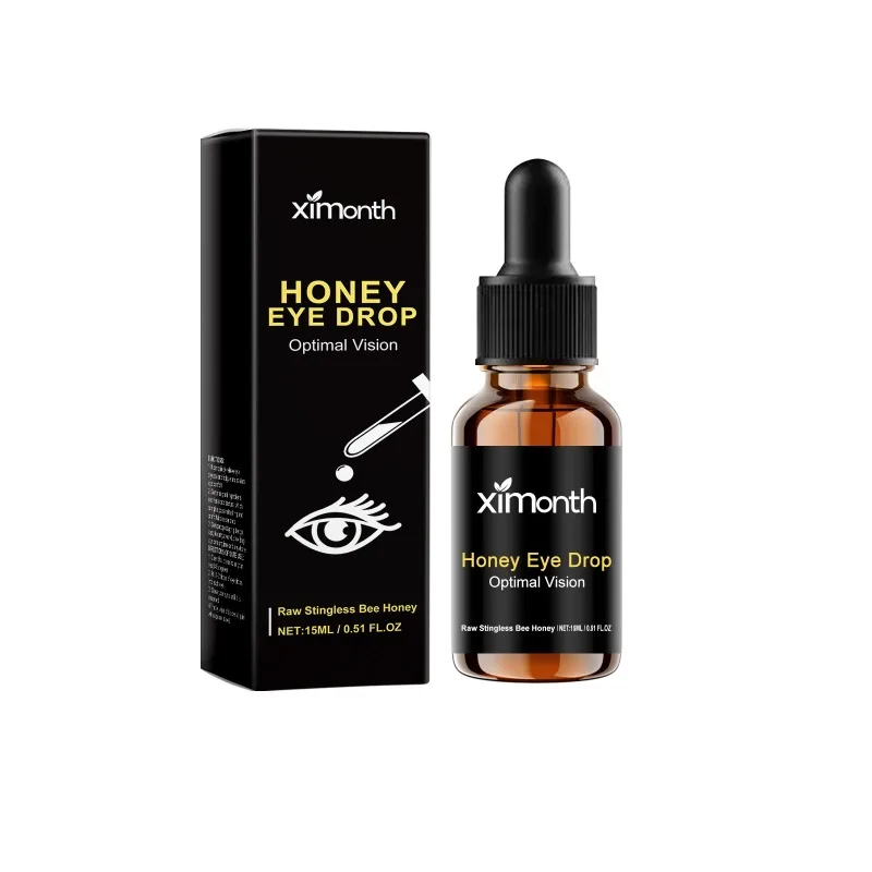 Honey Extract Eye Drops Improve Eyesight Relieve Fatigue Refreshing Mild Moisturizing Careful Eye Care Daily Cleaning Solution