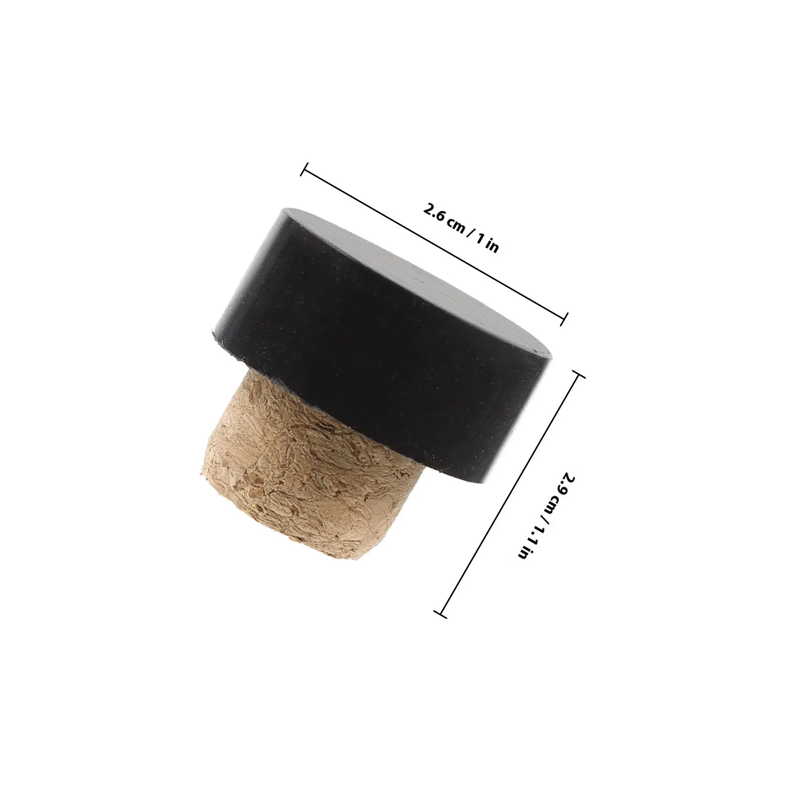 25Pcs T-Shaped Wood Wine Stoppers Reusable Air-Tight Bottle Seals for Wine Beer Freshness Preservation Decorative
