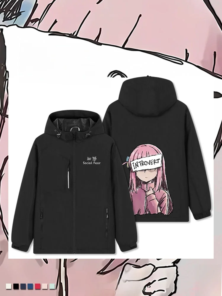 

Японская мужская куртка на флисовой подкладке для осени и зимы, ветрозащитная, на молнии, с капюшоном, повседневная верхняя одежда в стиле Hattori Kiriko