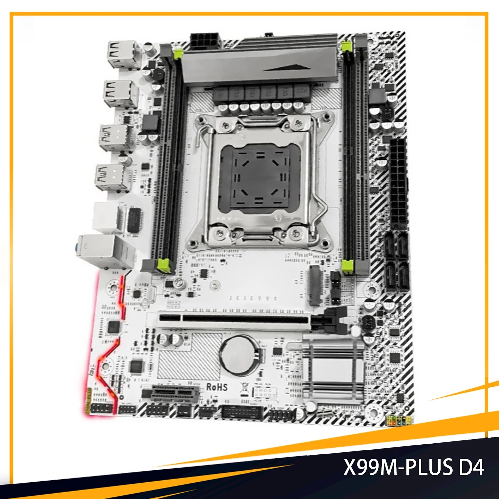 

X99 X99M-PLUS D4 For JGINYUE DDR3 128GB LGA 2011-V3 PCI-E 3.0 Micro ATX Motherboard High Quality Fast Ship