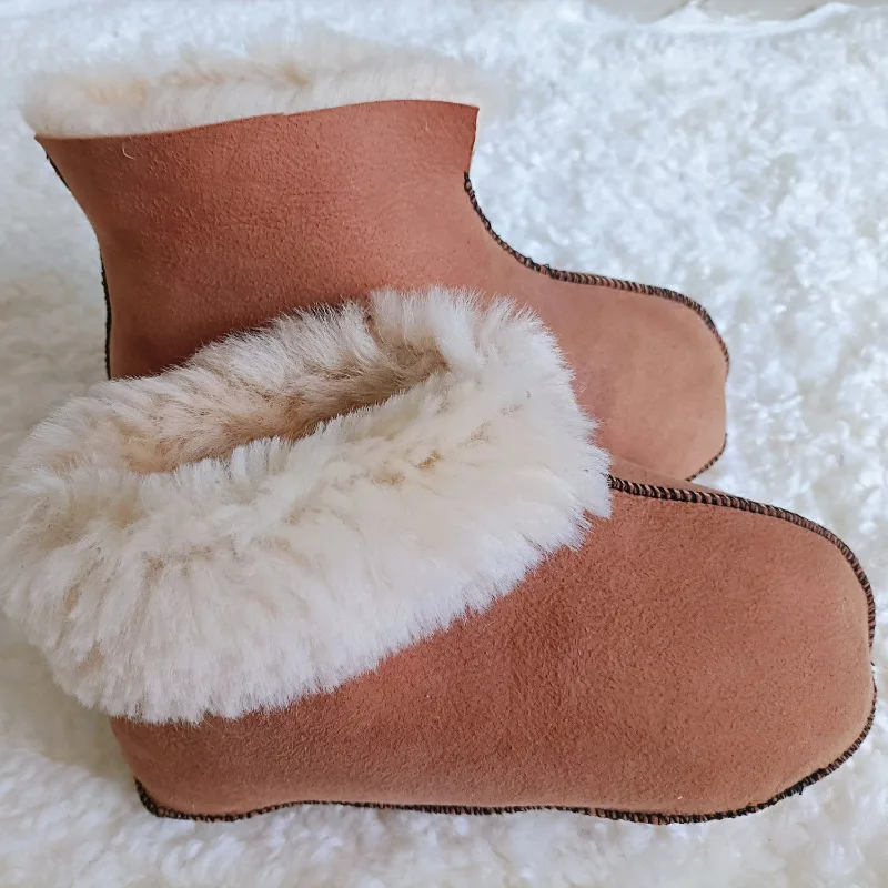 

Sheepskin Socks Winter Men Women Fleece Warm Thickened Fur Leather Socks Underwear Socks Shoes Solid Colors New