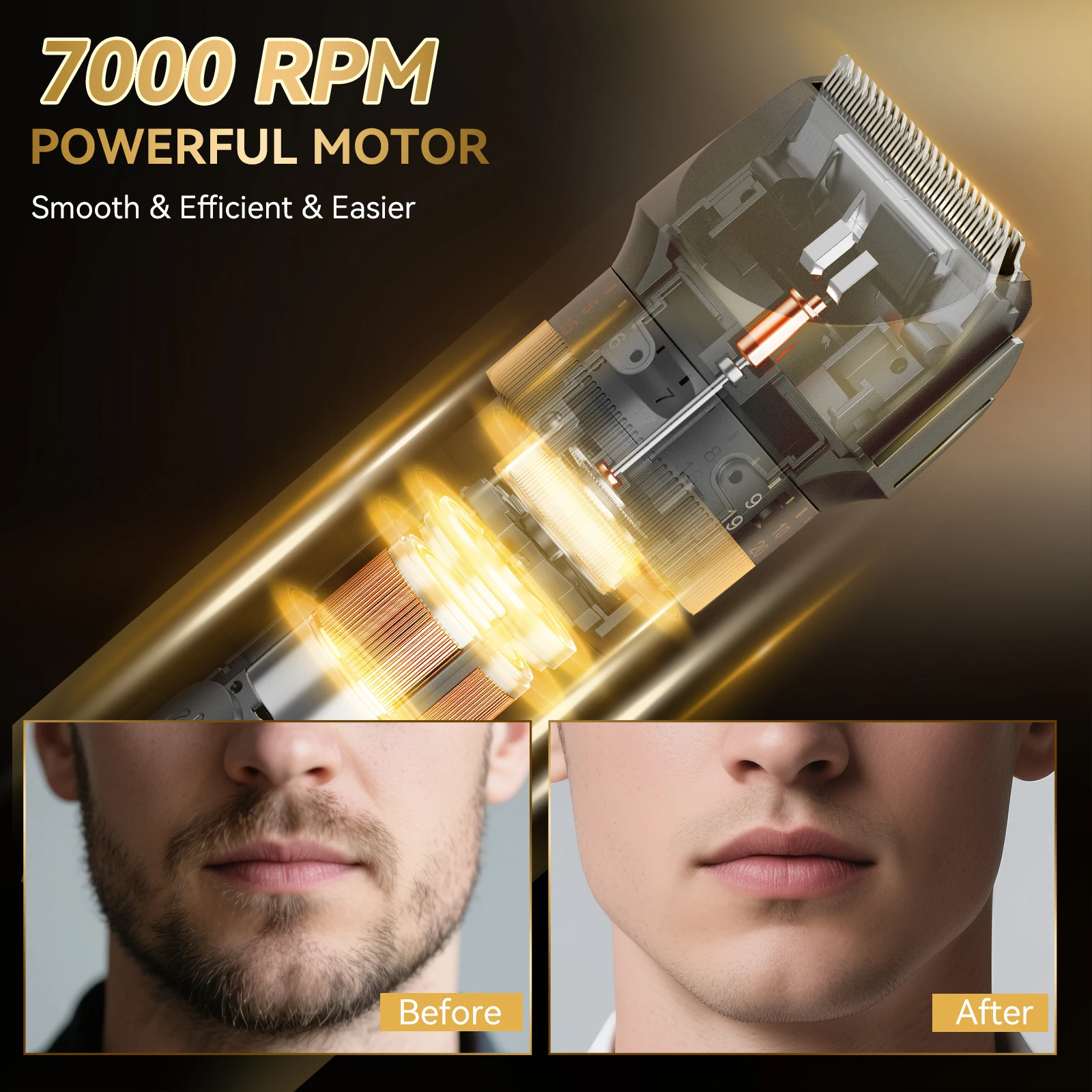 Cortadora de pelo Kensen S29 para hombres, Kit de cortadora de pelo ajustable 2 en 1, maquinilla de afeitar eléctrica, Máquina para cortar cabello seco/húmedo, cortadora de pelo de nariz