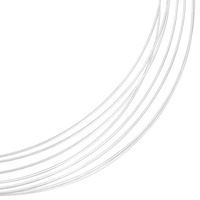 3 FT 26 Gauge Silver Jewelry Wire Dead Soft Round 925 Sterling Silver Craft Wire for Bracelet Necklace Charm Beading making kit