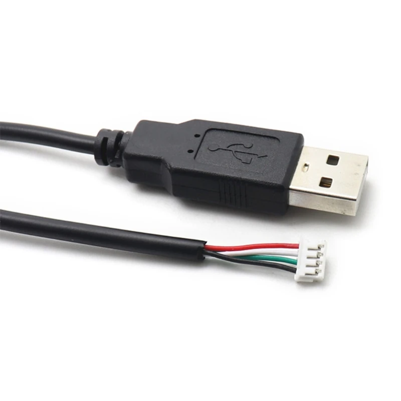 High-quality Copper Core  PH2.0 Female to USB 2.0 Male to 4 pin Data Cable High Transmission 30cm/12 Inch PVC+Brass