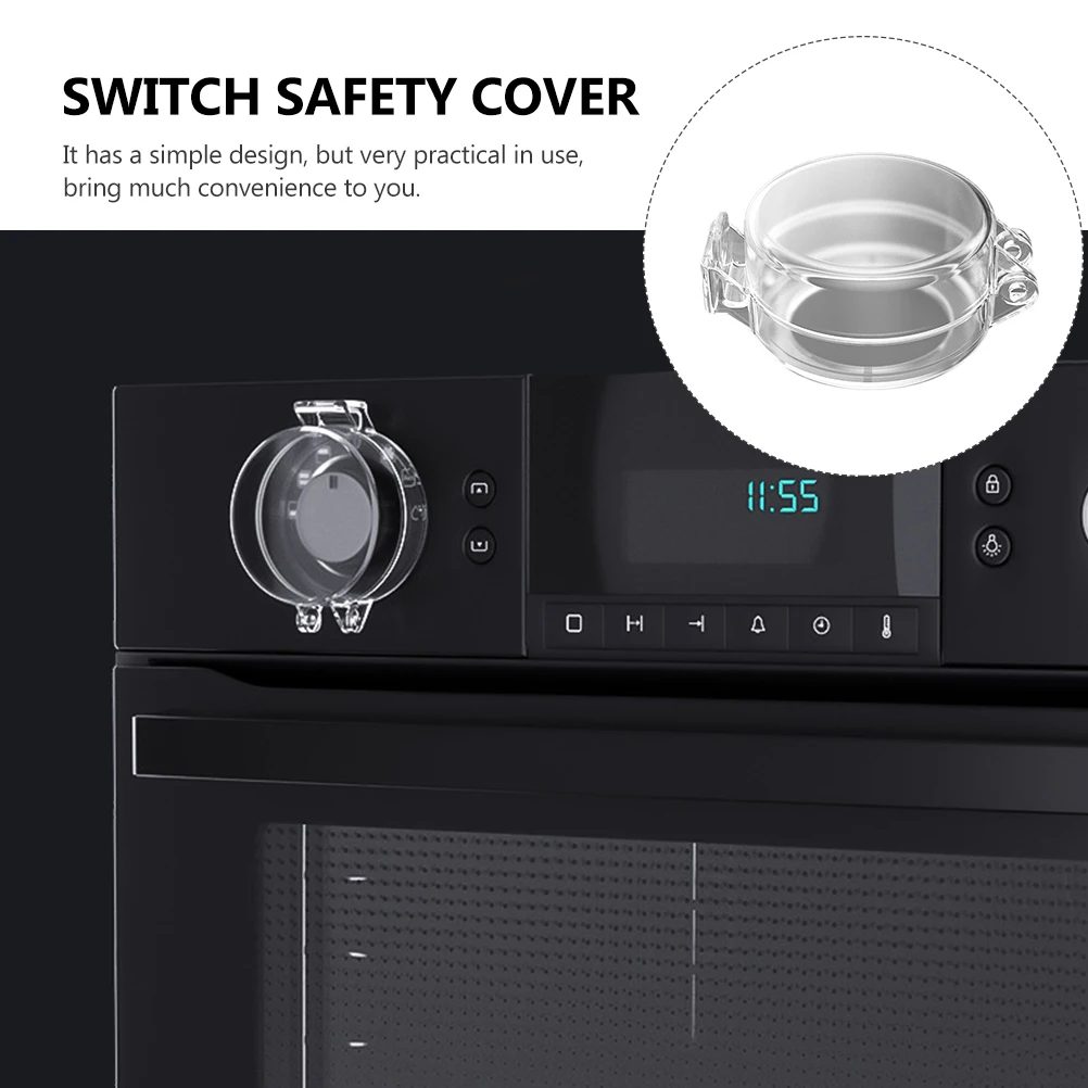 

4 Pcs Gas Switch Protective Sleeve Child Safety Stove Knob Covers Baby Proof Top for Pvc Burners