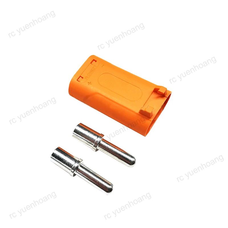 2 Stuks Rc Uav/Intelligente Robot Vergaren LCB60 Dc Dubbele Pin Plug Man Vrouw Koper Verzilverde Connector diy Aansluiting Adapter