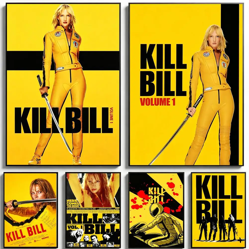 movie Kill Bill Poster Poster HD Printing Boho Aesthetic Style Wall Art Home Decor For Living Room Bedroom Gift
