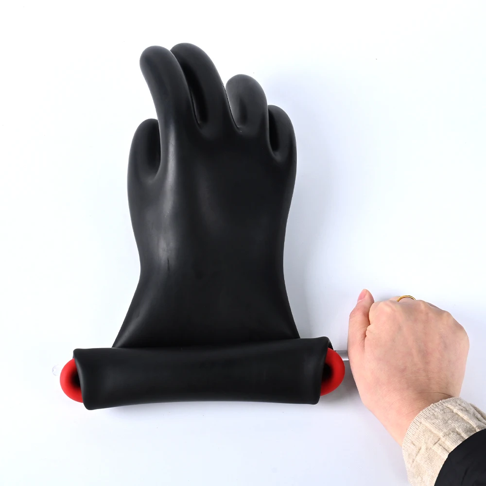 2025ASTM D120 PPE Insulated High Voltage Safety Work Electrical Gloves Protective Natural Rubber with Latex Coating