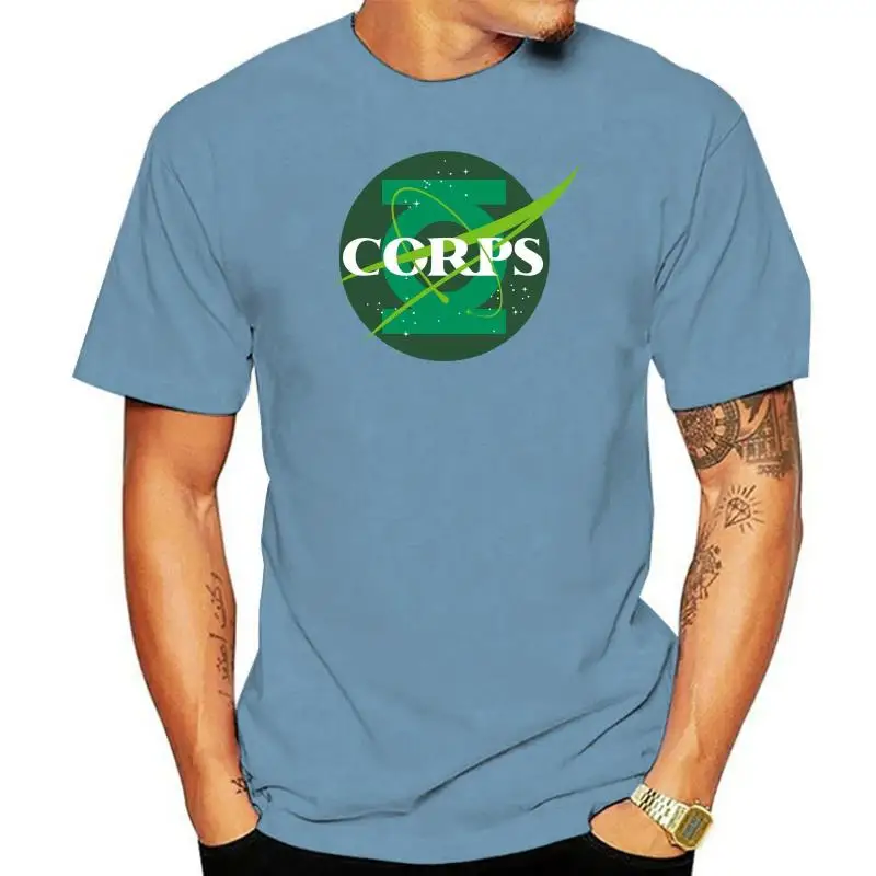 Men tshirt  For The Corps   Green Lantern   T Shirt Printed T-Shirt