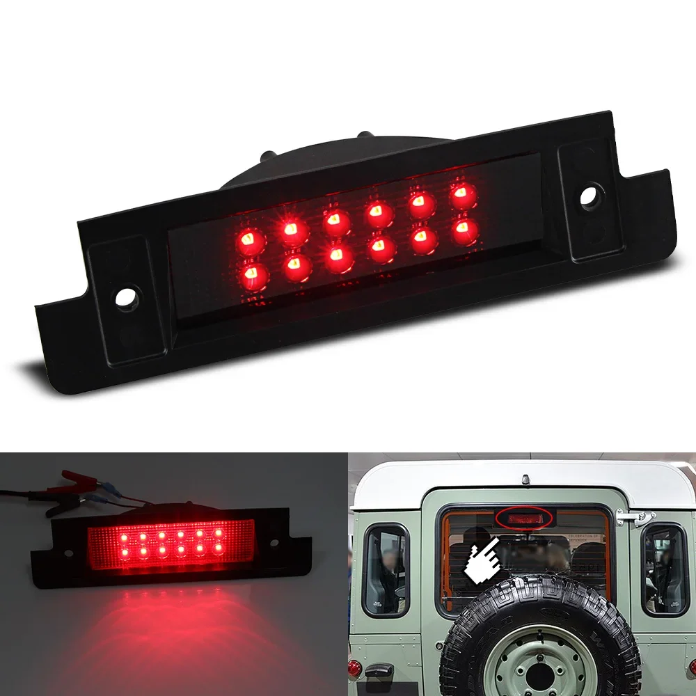 

Third Brake Light Fit for Land Rover Discovery Defender 90/110 LED 3Rd Brake Light High Mount Stop Light XFK100290 Red
