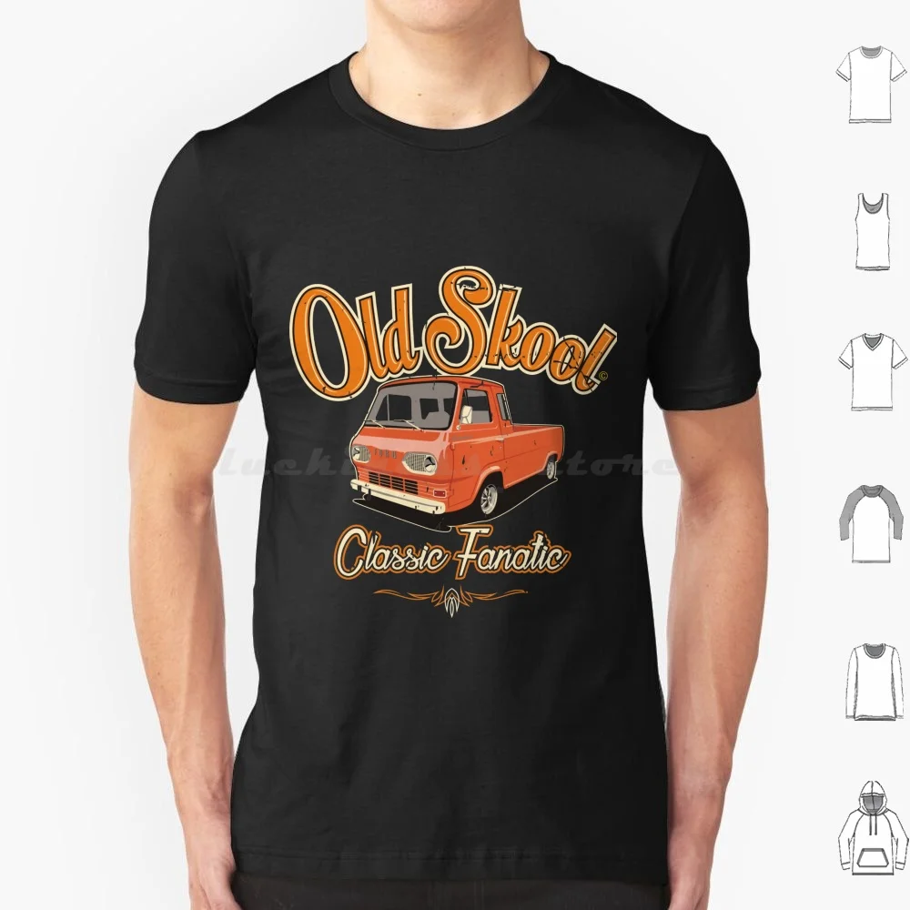 Truck , Pickup , Hot Rod Econoline T Shirt 6xl Cotton Cool Tee Econoline Pickup Custom Retro Vintage Weathered Oldsckool