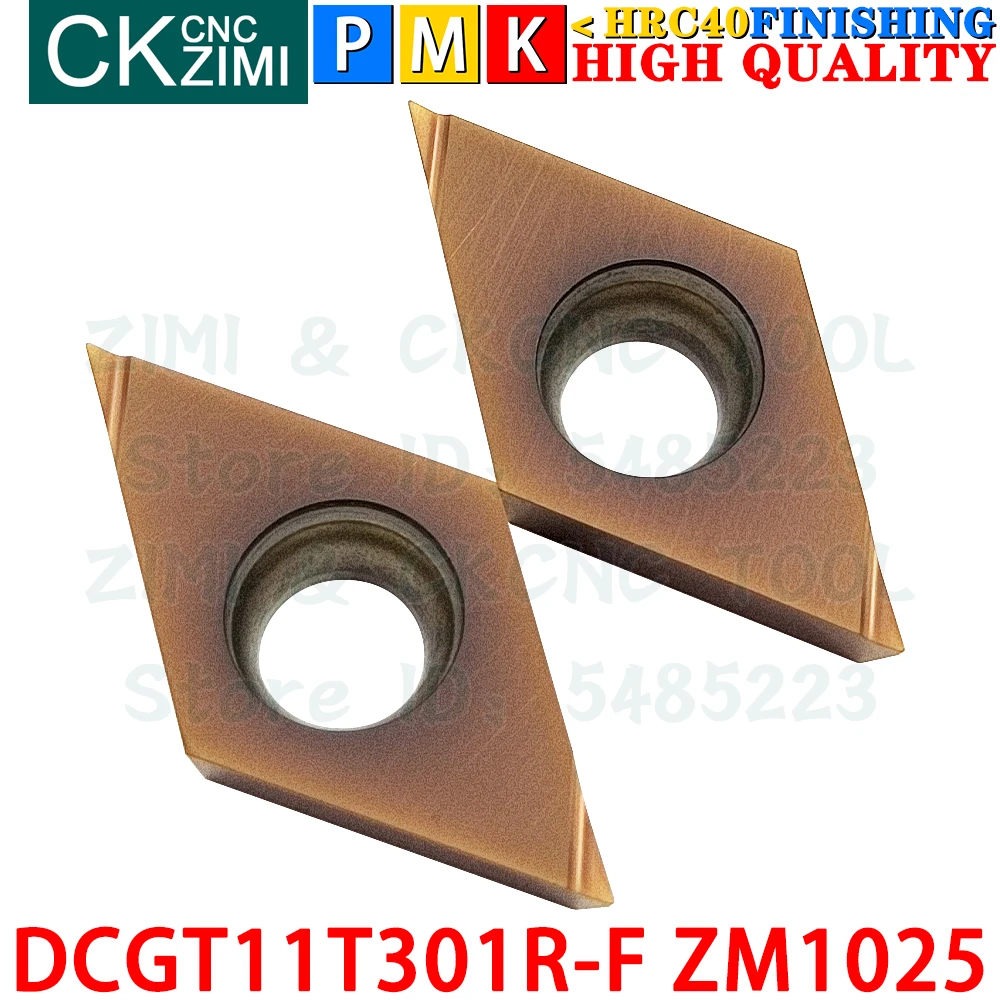 DCGT11T301R-F ZM1025 DCGT 11T301 R-F ZM1025 Wkładki z węglika Precyzyjna obróbka Narzędzia do toczenia zewnętrznego Mechaniczna tokarka do metalu DCGT11T3 DCGT 11T3 CNC Narzędzia tnące
