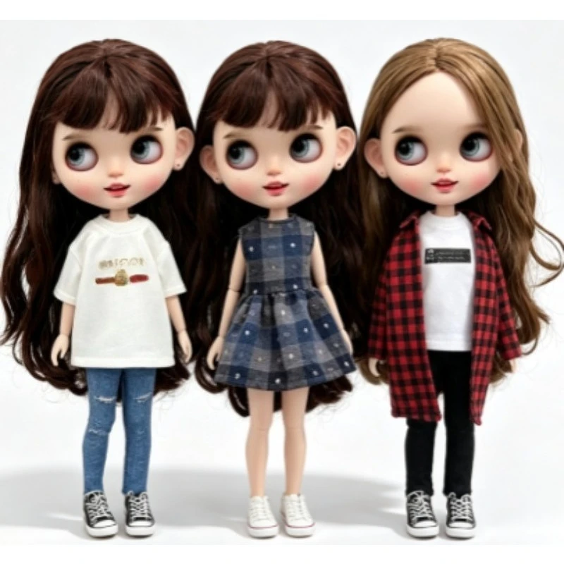 LXKD01A1465 Beautiful dress clothes gifts for your 1/6 babi blyth ob24 ob27 FR dolls