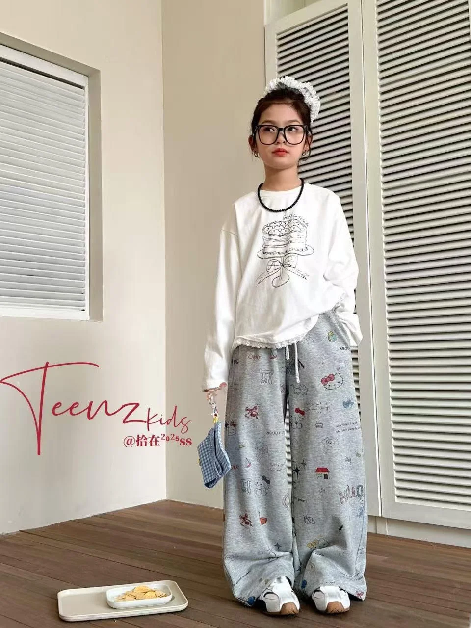 plones-de-punto-anchos-con-estampado-de-iti-para-ninas-bora-primavera-2025-plones-deportivos-casus-para-nino