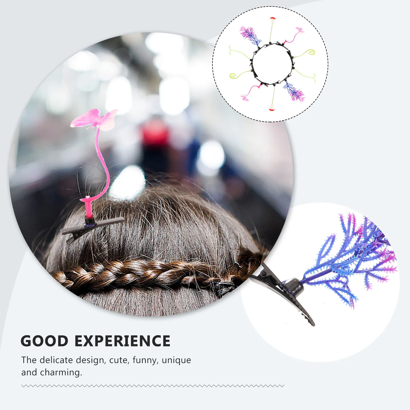 

30Pcs Bean Sprout Hair Clips Cute Plant Hair Accessories for Funny Clip Decorative Flower Party Gift