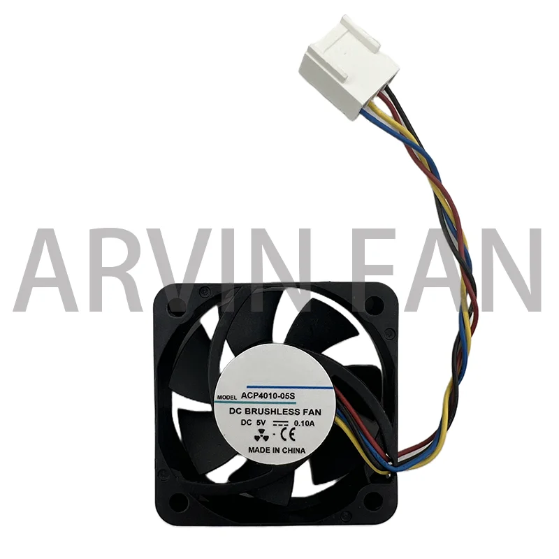 

ACP4010-05S 4cm 40mm 40x40x10mm DC5V 0.10A 4 lines PWM Speed Control Cooling Fan Raspberry Pi In Mini Case