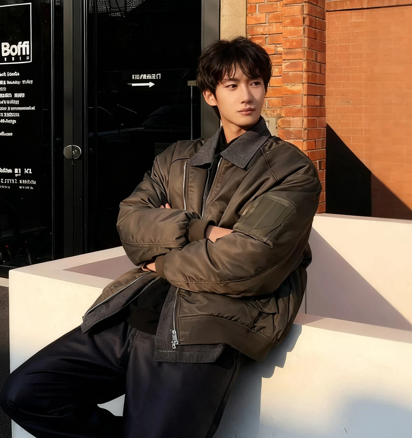 

Мужская зимняя короткая куртка из двух предметов, дизайнерское бейсбольное пальто, модная куртка-бомбер в стиле ретро для мужчин, популярная корейская одежда для мужчин