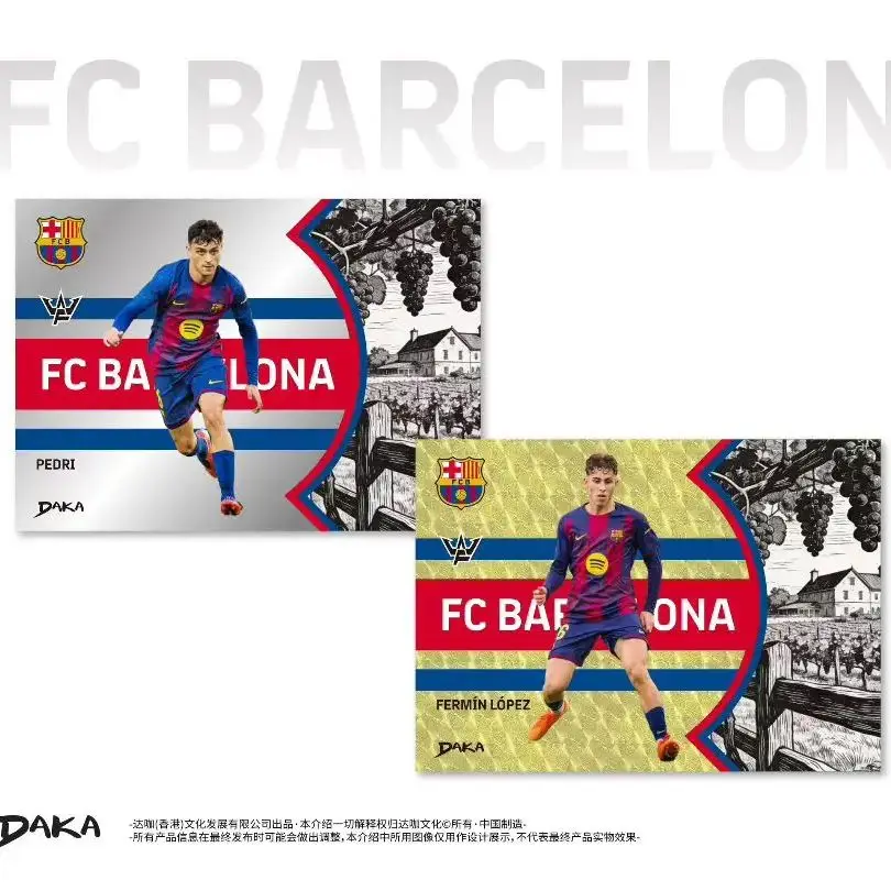 NEW Genuine 2026 Daka FC Barcelona Final Whistle Series Yamal Messi Ronaldo Signed Collectible Card Gifts Football Merchandise view 6