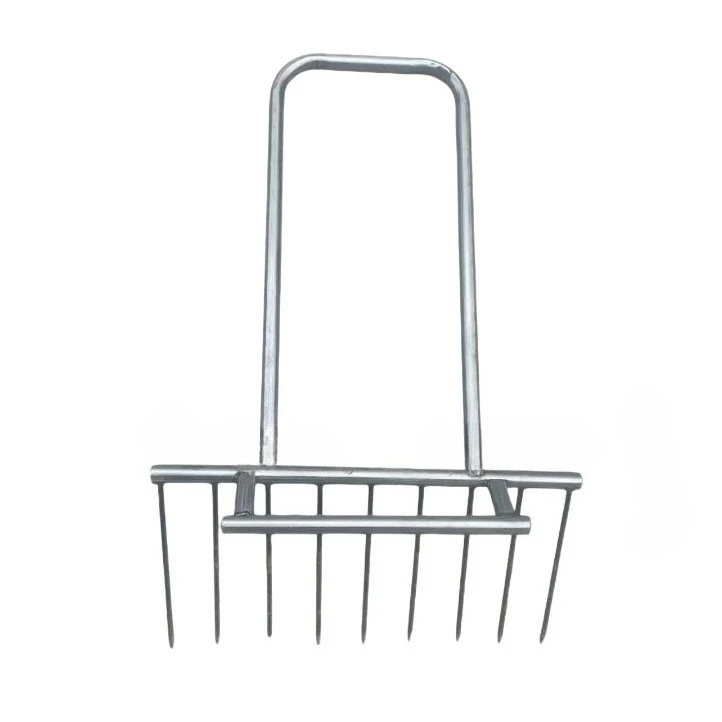 For Garlic Digging Artifact Agricultural Garlic Moss Digging Potato Tool Manganese Steel Ground Turning Steel Fork