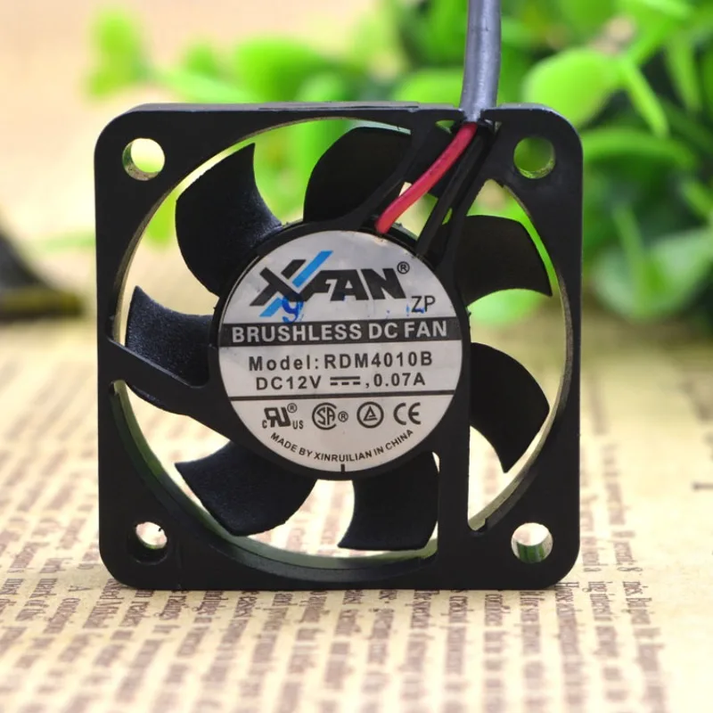 

New Cooler Fan for XFAN RDM4010B 12V 0.07A 4010 4cm Server Silent Cooling Fan 40*40*10mm